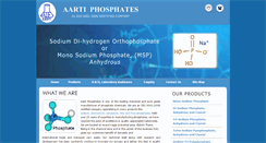 Desktop Screenshot of aartiphosphatesindia.com
